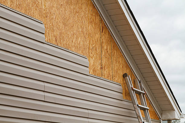 Professional Storm Damage Siding Repair technician working in Troy, IL